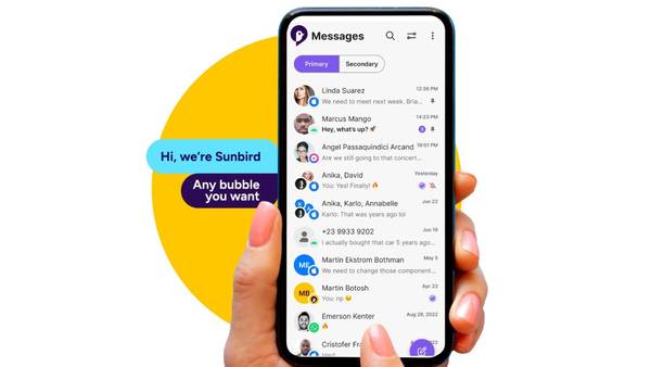 Sunbird перезапустила приложение iMessage для пользователей Android после трех лет отсутствия