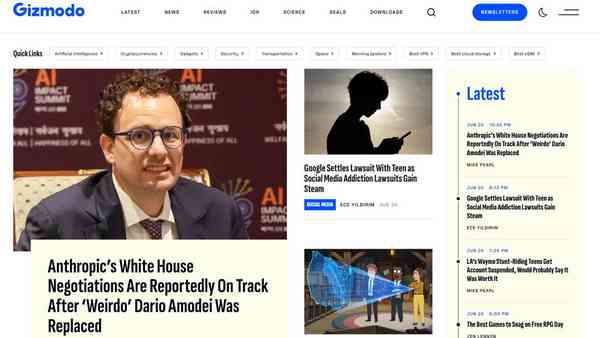 Пользователи сайта Gizmodo столкнулись с ClickFix-атаками
