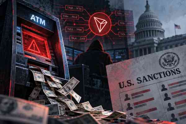 США ввели санкции против семи TRON-адресов, связанных со взломами банкоматов