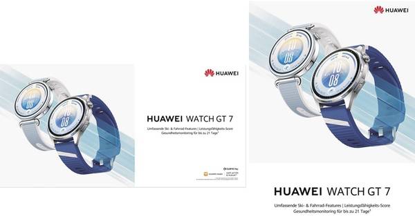 Huawei объявила о старте глобальных продаж смарт-часов Watch GT 7 и GT 7 Pro
