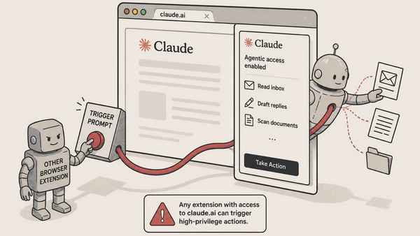 Claude для Chrome позволяет другим расширениям читать данные Gmail, Google Docs и не только