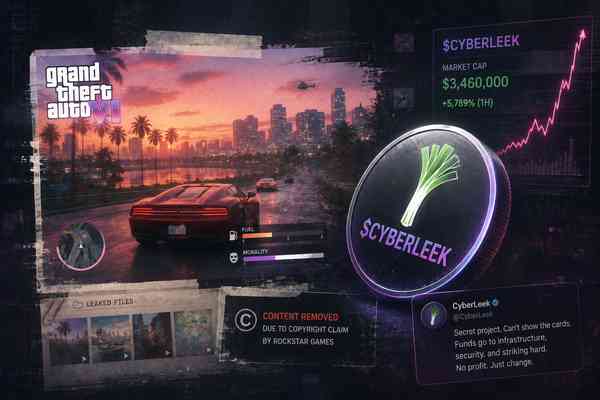 Утечка кадров GTA VI используется для раскрутки криптотокена