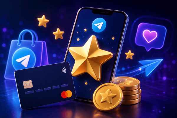 Как купить звёзды в Telegram в России