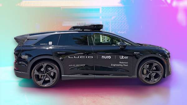 Внутри роскошного роботакси Uber, Lucid и Nuro тестируют