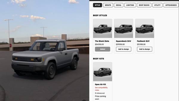 Производитель грузовиков Slate Auto представил свой электрический пикап стоимостью 25 тысяч долларов