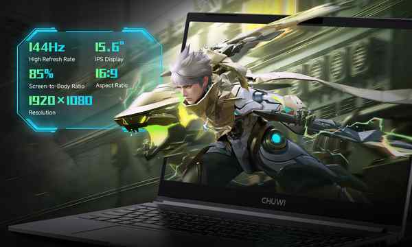 Chuwi представила игровой ноутбук GTBook X с Core 7 и RTX 3050 за $999